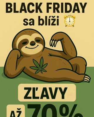 🦥 Leňochod hlási: Black Friday je za rohom! 🛍️✨ Pohodlne sa usaď 🛋️ a priprav sa na zľavy až 70 %! 💸🔥 Nečakaj do poslednej...