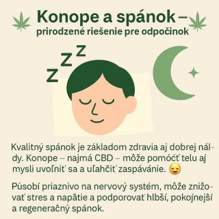Kon*pí může krátkodobě pomoci usnout, zejména díky CBD, které zklidňuje a uvolňuje. Při dlouhodobém užívání ale může...
